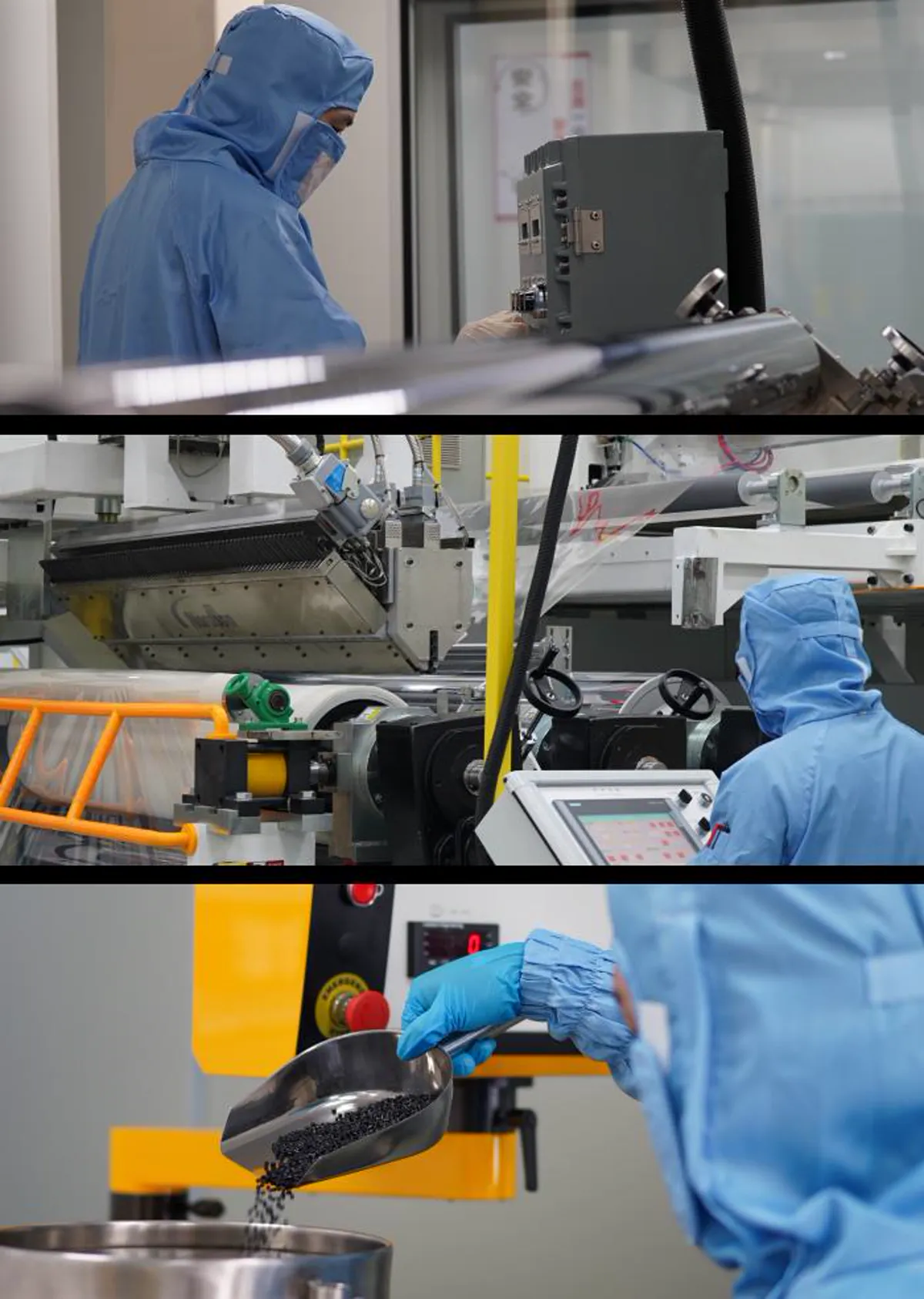 Production line at the partner factory
